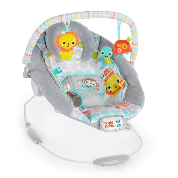 Bright Starts: Cradling Bouncer - Whimsical Wild Carousel 1