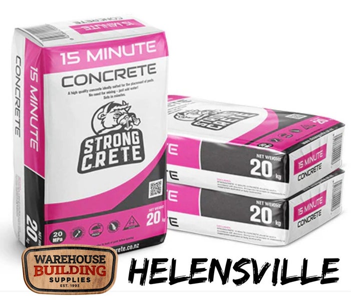 Quick Set Concrete 20kg bags $11.95 each Carousel 1