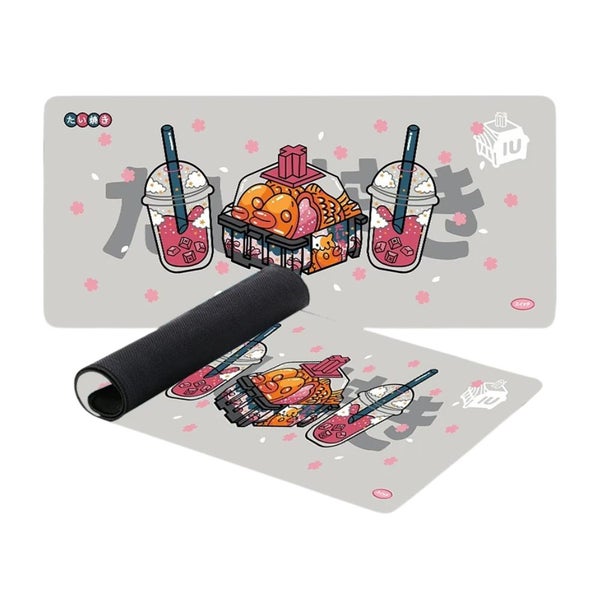 Mouse Pad Gray 400X800x2mm Milk Tea Game Rubber Soft Desk Mat Desk Mats HOD Hea Carousel 1