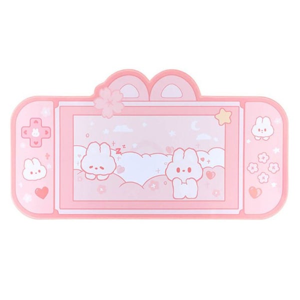 Mouse Pad Pink Bunny Gaming Mat Rubber Protector For Desk Use Desk Mats HOD Hea Carousel 1
