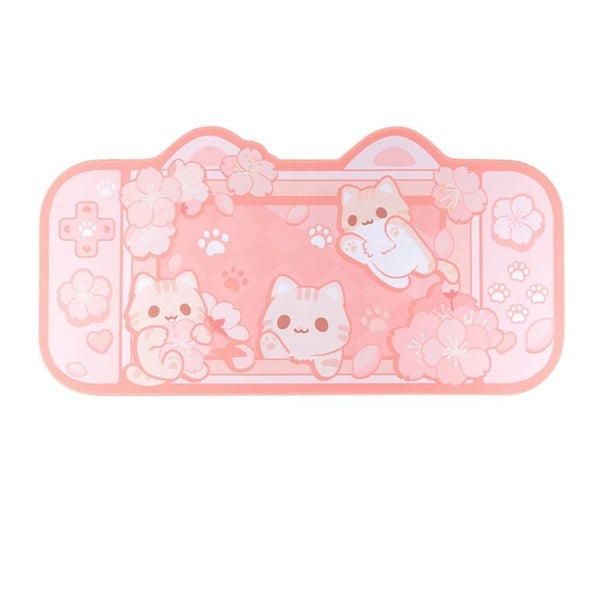 Mouse Pad Pink Cat Gaming Mat Bunny Desk Rubber Protector For Computers Desk Ma Carousel 1