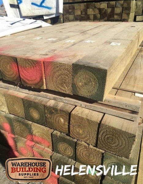 Anchor Piles 125x125 RS H5 750mm long $19.95 per mtr Carousel 1