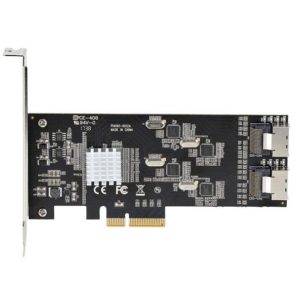 StarTech.com 8P6G-PCIE-SATA-CARD 8 Port 6Gbps SATA PCIe Card Controller Carousel 2