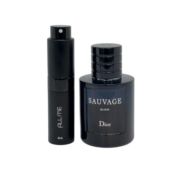 Christian Dior Sauvage Elixir Spray 8ml Refillable Atomiser Decant Carousel 1
