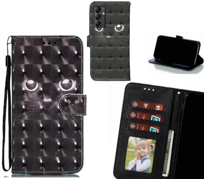 Samsung Galaxy A14 5G Case Leather Wallet Case 3D Pattern Printed Carousel 1