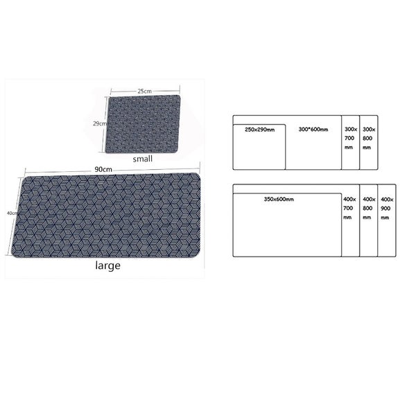 Mouse Pad Dark Gray 1000 X 500 3Mm Minimalist Desk Gaming Laptop Desk Mats HOD Carousel 2