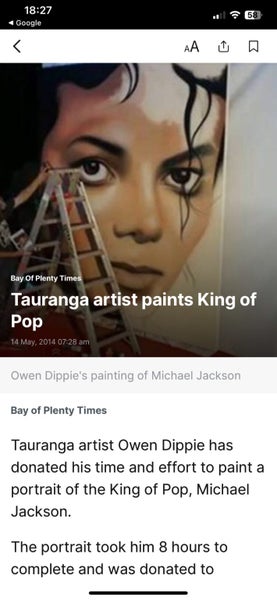 Owen Dippie Michael Jackson Original Carousel 2