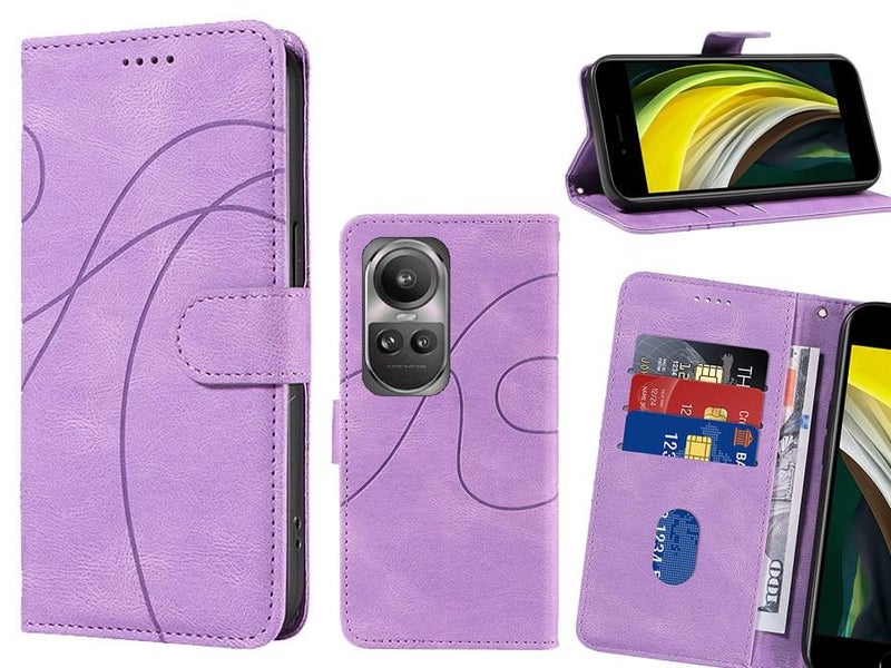 Oppo Reno 10 Case Wallet Fine PU Leather Cover Carousel 1
