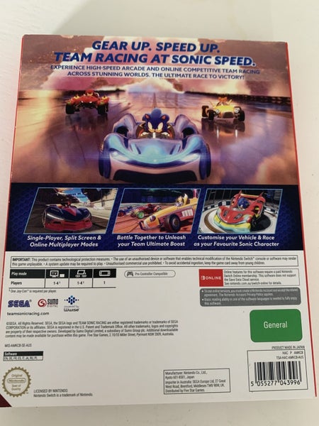 Sonic Racing - Nintendo Switch game Carousel 3
