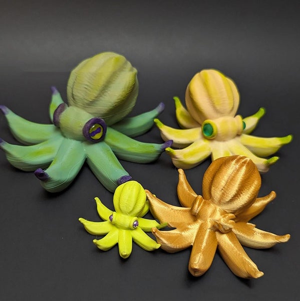 Banana Octopus Ornament Creative Home Decor Unique Display Piece for Living Room Carousel 4