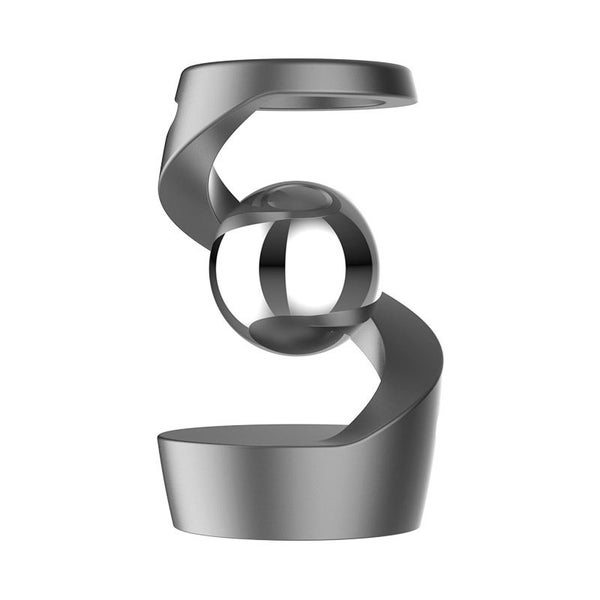 Desktop Floating Gyroscope: Stress Relief Spinner & Tabletop Decoration-Gray Carousel 1