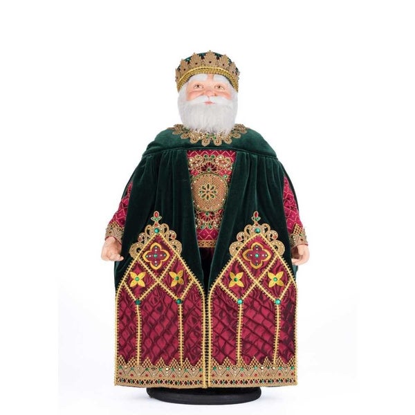 Katherines Collection Father Christmas Castle Figurine w / Stand 67.3cm Carousel 1