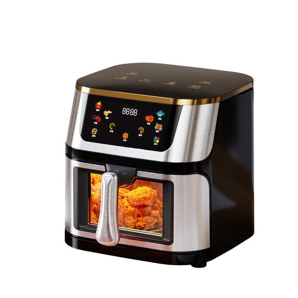 10L Air Fryer with Window Black 1400W Carousel 1