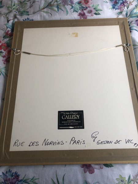 Gaston De Vel - Rue Des Norvins Paris Watercolour Carousel 5