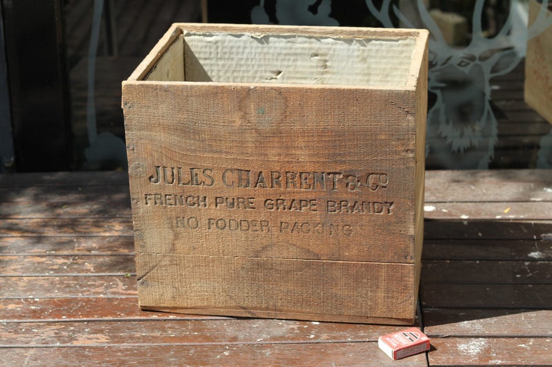 Old Jules Charrent French Brandy crate Carousel 1