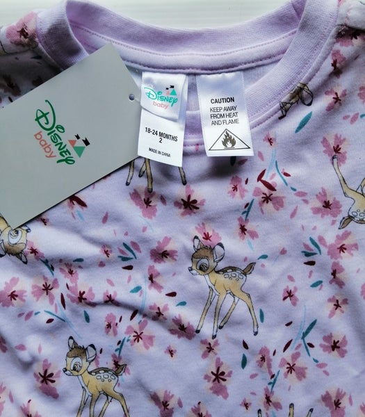 Disney Bambi - Pyjamas - Size 2 - BNWT Carousel 2
