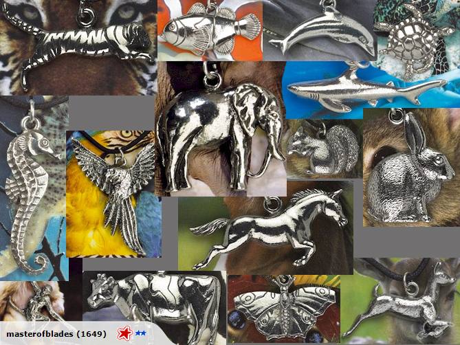 Animal Pewter Pendants - You Choose* Carousel 1