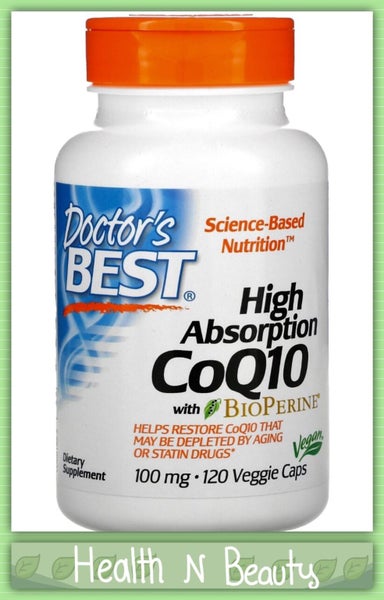 SALE! CoQ10 100 mg 120 Vegan Caps - HIGH ABSORPTION - E0527 Carousel 1