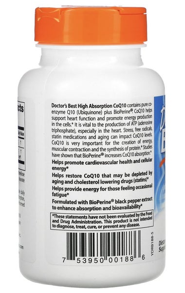 SALE! CoQ10 100 mg 120 Vegan Caps - HIGH ABSORPTION - E0527 Carousel 3