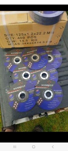 Abrasive cutting disc 125mm x1 disc Carousel 1