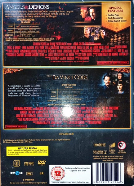 Angels and Demons / Da Vinci Code (Region 2 Version) Carousel 2