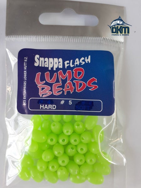 Hard Green Lumo Beads Size 5 40Pc Carousel 1