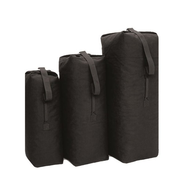 MIL-TEC US COTTON DUFFLE BAG BLACK Carousel 1