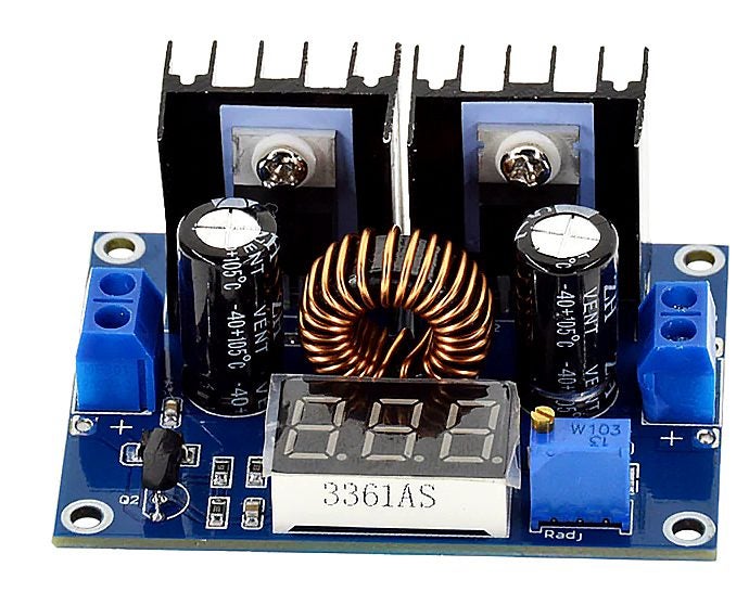 Step down Buck Converter. 8A 250w Peak. Large Display. of 5~40v in.1.2~35v out Carousel 1