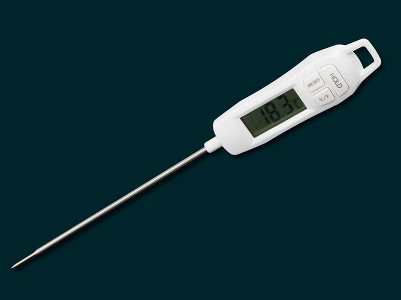 Digital Food Thermometer Pin Style White with Sheath and Clip -50ºC to 300ºC Carousel 1