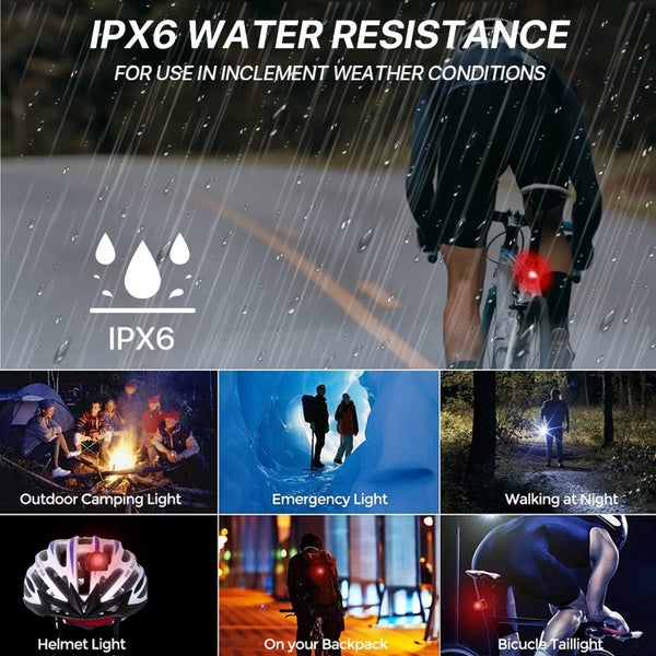Rechargeable Waterproof Bike Lights Carousel 11