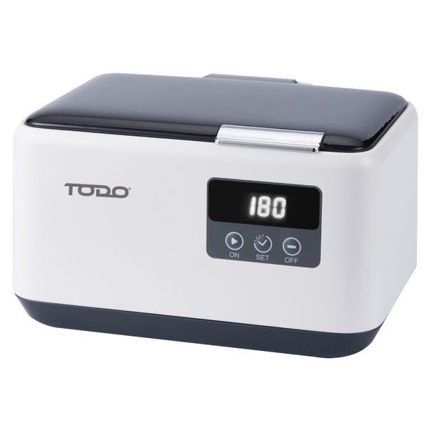 TODO Ultrasonic Cleaner Sonic Wave Jewellery Cleaner Blue LED 600ml Stainless... Carousel 1