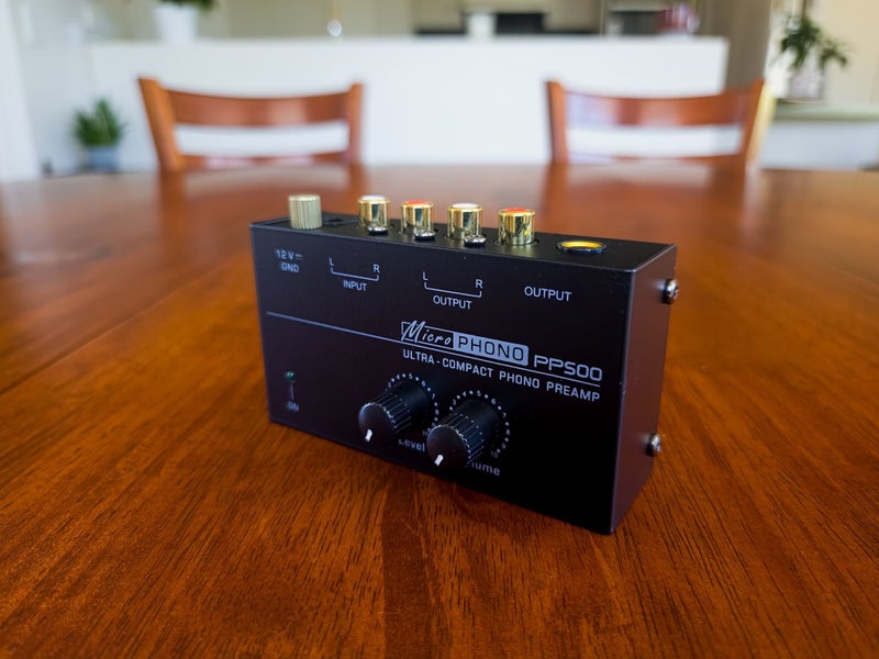 Turntable/Phono Preamplifier Adapter! - add a turntable to any amplifier!! Carousel 1