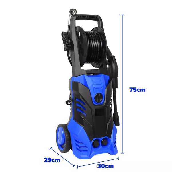 4000 PSI 2500W High Pressure Washer Water Cleaner Electric Pump Gurney 10M Hose Carousel 2