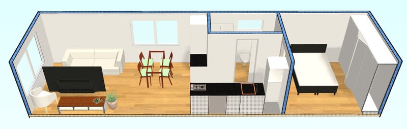 Tiny Home 1 Bedroom 31m² 10.2 x 3m Carousel 14