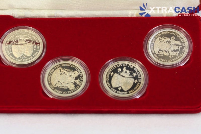 Isle of Man 1984 Quincentenary of College of Arms - Coin set *CLEARANCE* Carousel 1