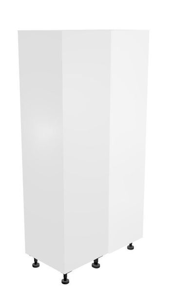 Melamine White - 1250mm wide Blind Corner Pantry - for beside a base cabinet Carousel 2
