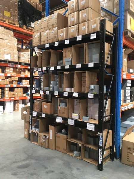 Shed Storage Garage Storage Shelving Racking 2.5mH x2mL x0.5mD Matt Black 1500KG Carousel 1