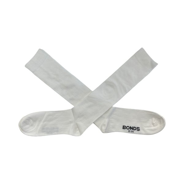 4 Pairs x Bonds Kids Unisex School Knee Hi White Socks Carousel 2