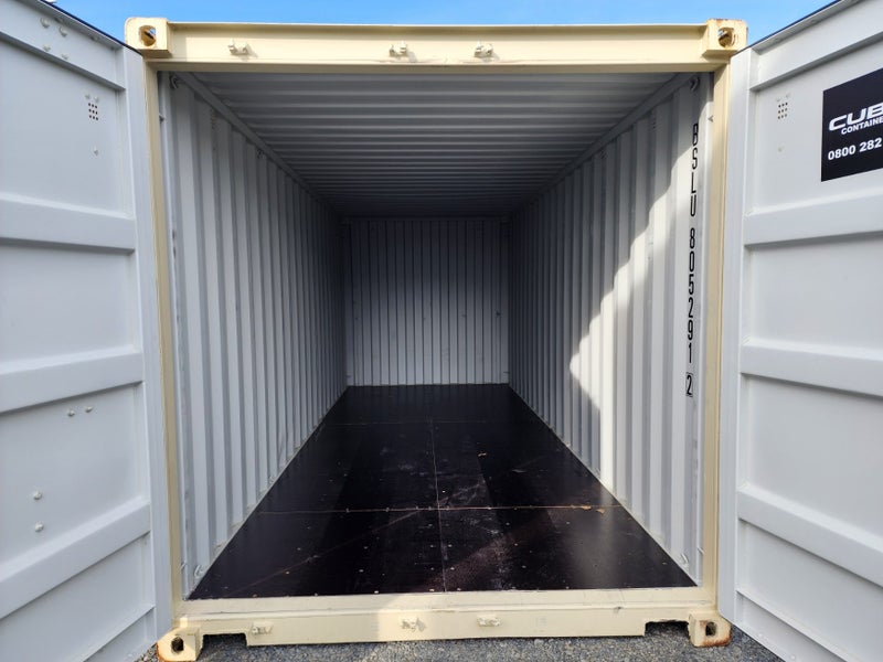 20ft GP Beige shipping container - (In Cromwell) Carousel 2