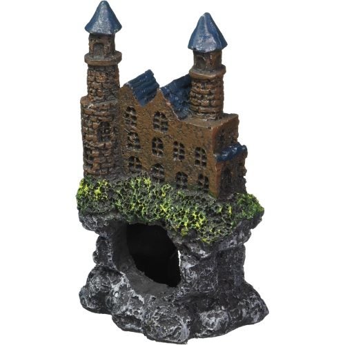 Mini Aquatic Ornament - Age of Magic Castle Blue Roof (10cm) Carousel 2