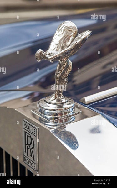 GENUINE Vintage 1950's ROLLS ROYCE Car Bonnet MASCOT on a Perspex Mount Carousel 13