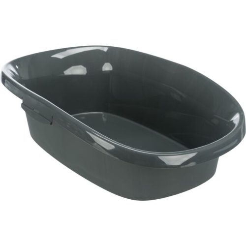 Cat Litter Tray with Rim - Anthracite / Grey-Green Carousel 2