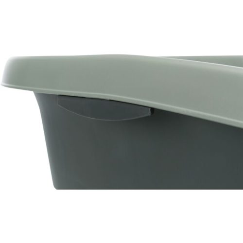 Cat Litter Tray with Rim - Anthracite / Grey-Green Carousel 3