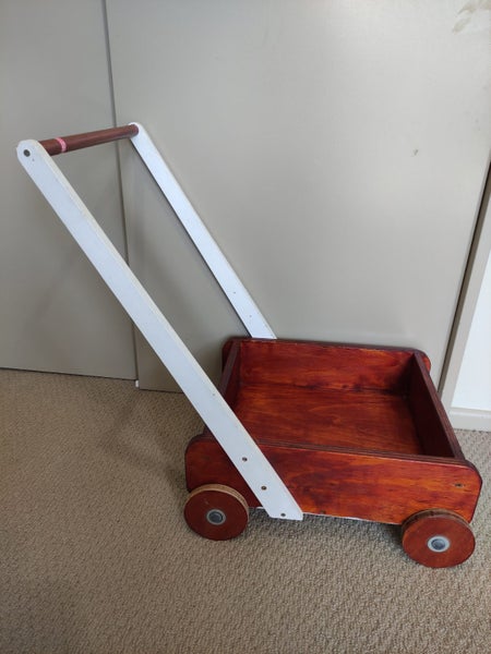 Kids wooden push cart (lot 1) Carousel 2