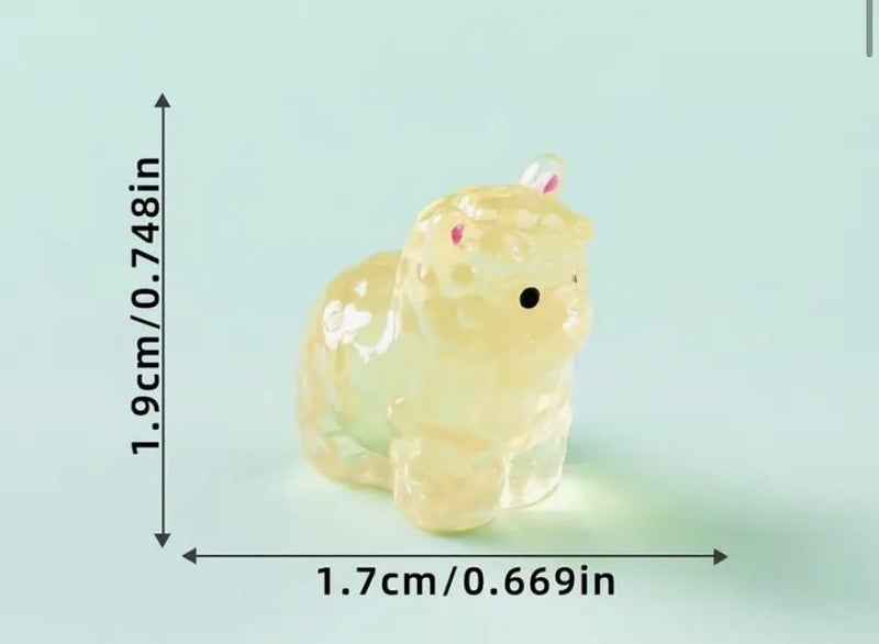 Miniature glow in the dark sheep SKU73a Carousel 4