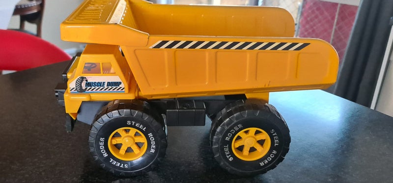 Old Vintage Tin Rodder Dump Truck Carousel 2