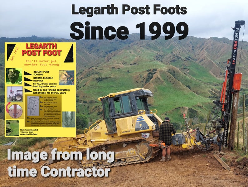 LEGARTH POST FOOT, Machine rammed and used by Contractors and farmers since 199962864728167682113