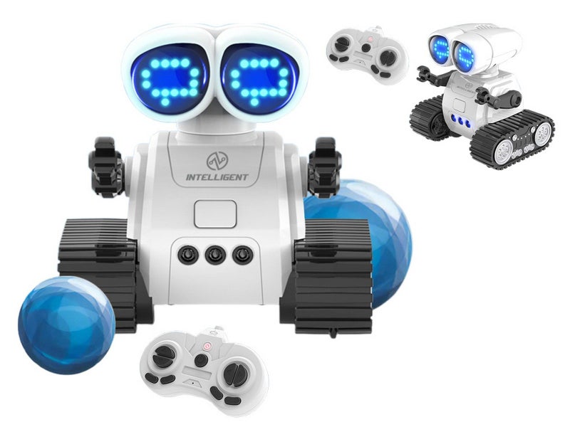 2 X Rechargeable RC Gesture Sensing Robot for Kids Gift Remote Control Toys Carousel 1
