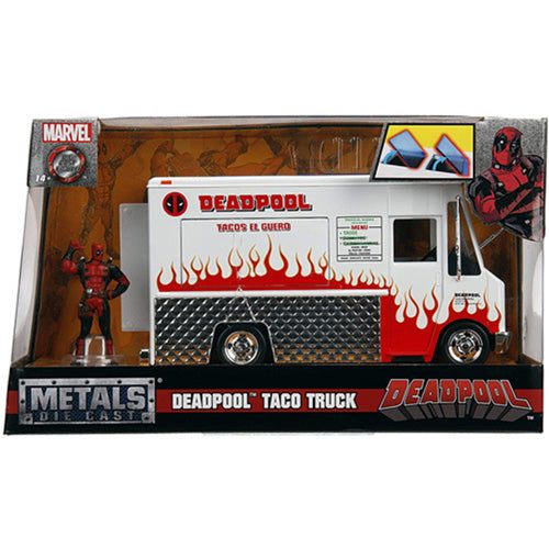 Deadpool Food Truck Hollywood Rides 1:24 Diecast Vehicle Carousel 2