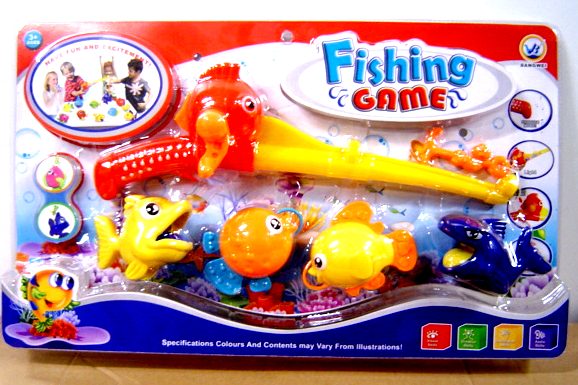 Fishing Rod Game with 4 Fish - OUT THEY GO - PRICED TO SELL - PRICE REDUCED Carousel 1